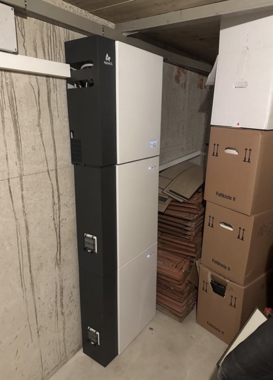 AlphaESS SMILE G3 T20 mit 18,6 kWh Batteriespeicher aus einem Projekt in Neuried